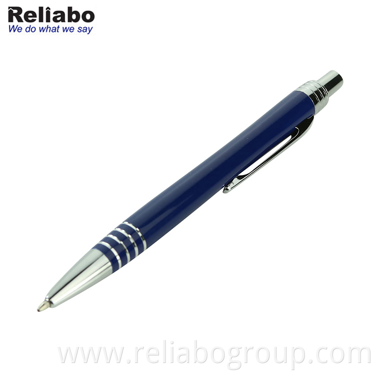 Retractable Ballpoint Pen with Comfortable Grip Blue Ink 1.0mm Assorted Colors Click Pen